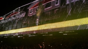 Bono inside the big screen