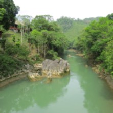 The Cahabón River and Hotel El Portal